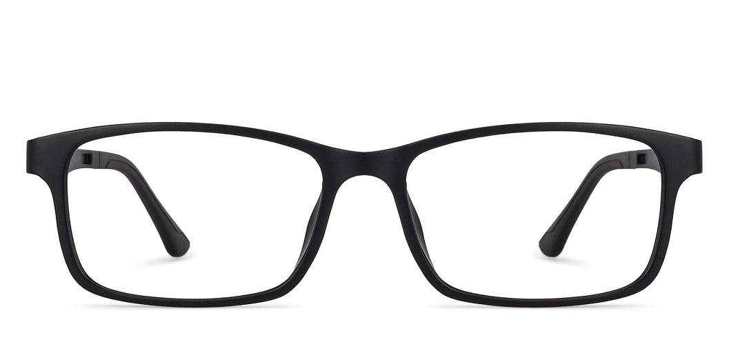 Green Rectangle Full Rim Unisex Eyeglasses by Lenskart Air Online-137756