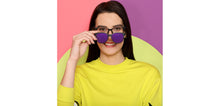 Load image into Gallery viewer, Purple Round Full Rim Unisex Eyeglasses by Lenskart Air Online-137762