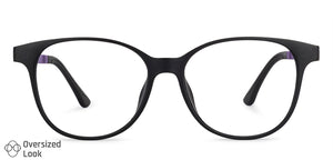 Purple Round Full Rim Unisex Eyeglasses by Lenskart Air Online-137762