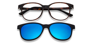 Blue Round Full Rim Unisex Eyeglasses by Lenskart Air Online-137763