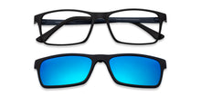 Load image into Gallery viewer, Blue Rectangle Full Rim Unisex Eyeglasses by Lenskart Air Online-137766