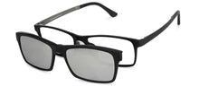 Load image into Gallery viewer, Silver Rectangle Full Rim Unisex Eyeglasses by Lenskart Air Online-137767