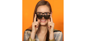 Green Rectangle Full Rim Unisex Eyeglasses by Lenskart Air Online-137770
