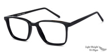 Load image into Gallery viewer, Black Square Full Rim Unisex Eyeglasses by Vincent Chase Essentials-137743