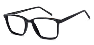 Black Square Full Rim Unisex Eyeglasses by Vincent Chase Essentials-137743