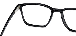 Black Square Full Rim Unisex Eyeglasses by Vincent Chase Essentials-137743