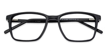 Load image into Gallery viewer, Black Square Full Rim Unisex Eyeglasses by Vincent Chase Essentials-137743