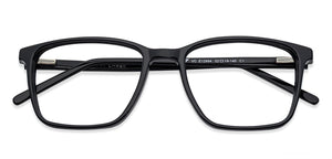 Black Square Full Rim Unisex Eyeglasses by Vincent Chase Essentials-137743