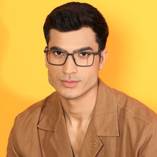 Load image into Gallery viewer, Blue Rectangle Full Rim Unisex Eyeglasses by Vincent Chase Online-137876