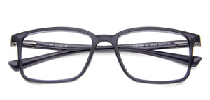 Blue Rectangle Full Rim Unisex Eyeglasses by Vincent Chase Online-137876
