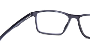 Grey Rectangle Full Rim Unisex Eyeglasses by Vincent Chase Online-137881