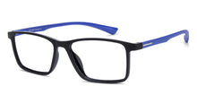Load image into Gallery viewer, Black Rectangle Full Rim Unisex Eyeglasses by Vincent Chase Essentials-137883