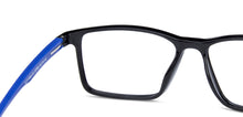 Load image into Gallery viewer, Black Rectangle Full Rim Unisex Eyeglasses by Vincent Chase Essentials-137883