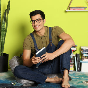 Black Wayfarer Full Rim Unisex Eyeglasses by Vincent Chase Online-137888