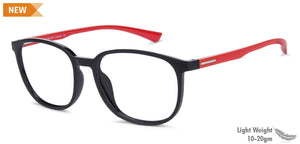 Black Wayfarer Full Rim Unisex Eyeglasses by Vincent Chase Online-137888