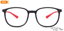 Load image into Gallery viewer, Black Wayfarer Full Rim Unisex Eyeglasses by Vincent Chase Online-137888
