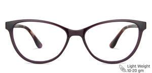 Brown Cat Eye Full Rim Women Eyeglasses by Vincent Chase VC-137935