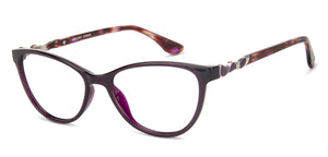 Brown Cat Eye Full Rim Women Eyeglasses by Vincent Chase VC-137935