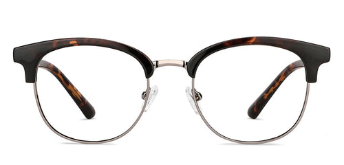 Tortoise Round Full Rim Unisex Eyeglasses by Vincent Chase Computer Glasses-143643