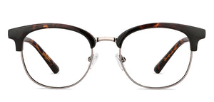 Tortoise Round Full Rim Unisex Eyeglasses by Vincent Chase Computer Glasses-143643