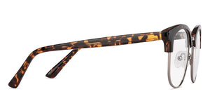 Tortoise Round Full Rim Unisex Eyeglasses by Vincent Chase Computer Glasses-143643
