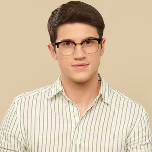Tortoise Round Full Rim Unisex Eyeglasses by Vincent Chase-137929