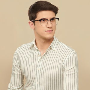 Tortoise Round Full Rim Unisex Eyeglasses by Vincent Chase-137929