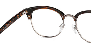 Tortoise Round Full Rim Unisex Eyeglasses by Vincent Chase-137929