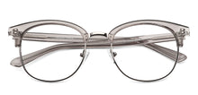 Load image into Gallery viewer, Grey Round Full Rim Unisex Eyeglasses by Vincent Chase-203762