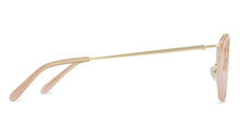 Load image into Gallery viewer, Gold Round Full Rim Medium Unisex Eyeglasses by Vincent Chase-137932