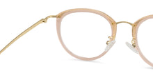 Load image into Gallery viewer, Gold Round Full Rim Medium Unisex Eyeglasses by Vincent Chase-137932