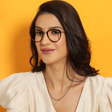 Load image into Gallery viewer, Tortoise Round Full Rim Unisex Eyeglasses by Vincent Chase Computer Glasses-143646