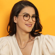 Load image into Gallery viewer, Tortoise Round Full Rim Unisex Eyeglasses by Vincent Chase Computer Glasses-143646