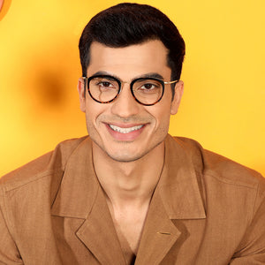 Tortoise Round Full Rim Unisex Eyeglasses by Vincent Chase Computer Glasses-143646