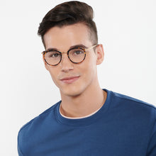 Load image into Gallery viewer, Brown Round Full Rim Unisex Eyeglasses by Vincent Chase-202319