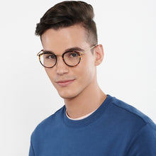 Load image into Gallery viewer, Brown Round Full Rim Unisex Eyeglasses by Vincent Chase-202319