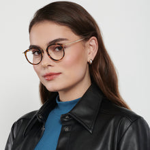Load image into Gallery viewer, Brown Round Full Rim Unisex Eyeglasses by Vincent Chase-202319