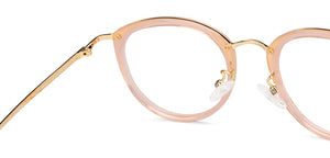 Pink Round Full Rim Unisex Eyeglasses by Vincent Chase-149095