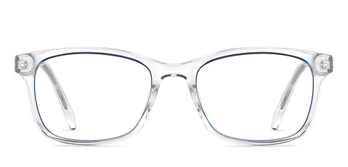 Transparent Rectangle Full Rim Unisex Eyeglasses by Vincent Chase-149457