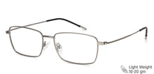 Load image into Gallery viewer, Gunmetal Rectangle Full Rim Wide Unisex Eyeglasses by Vincent Chase Online-137984