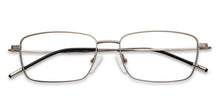 Load image into Gallery viewer, Gunmetal Rectangle Full Rim Wide Unisex Eyeglasses by Vincent Chase Online-137984