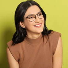 Load image into Gallery viewer, Black Round Full Rim Extra Narrow Unisex Eyeglasses by Vincent Chase-137989