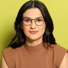 Load image into Gallery viewer, Black Round Full Rim Extra Narrow Unisex Eyeglasses by Vincent Chase-137989