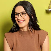 Load image into Gallery viewer, Black Round Full Rim Extra Narrow Unisex Eyeglasses by Vincent Chase-137989