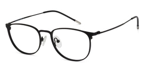 Black Round Full Rim Extra Narrow Unisex Eyeglasses by Vincent Chase-137989