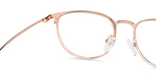 Load image into Gallery viewer, Gold Round Full Rim Unisex Eyeglasses by Vincent Chase Computer Glasses-143649