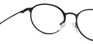 Black Round Full Rim Unisex Eyeglasses by Vincent Chase Computer Glasses-144477
