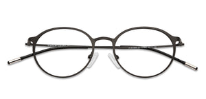 Black Round Full Rim Unisex Eyeglasses by Vincent Chase Computer Glasses-144477