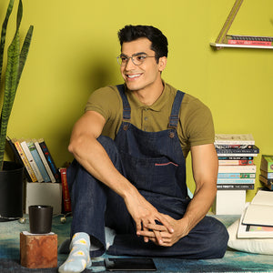 Silver Round Full Rim Extra Narrow Unisex Eyeglasses by Vincent Chase VC-137993