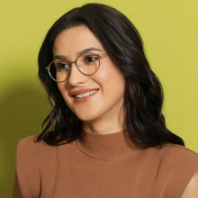 Load image into Gallery viewer, Silver Round Full Rim Extra Narrow Unisex Eyeglasses by Vincent Chase VC-137993